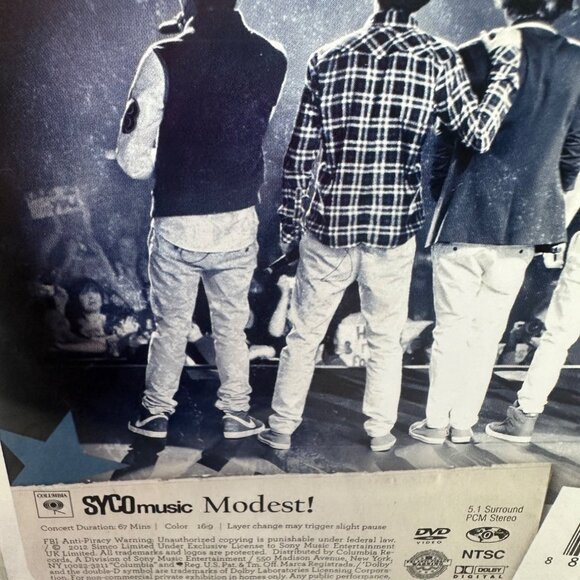 One Direction: Up All Night The Live Tour DVD 2012 Movie Sealed New - Picture 4 of 7